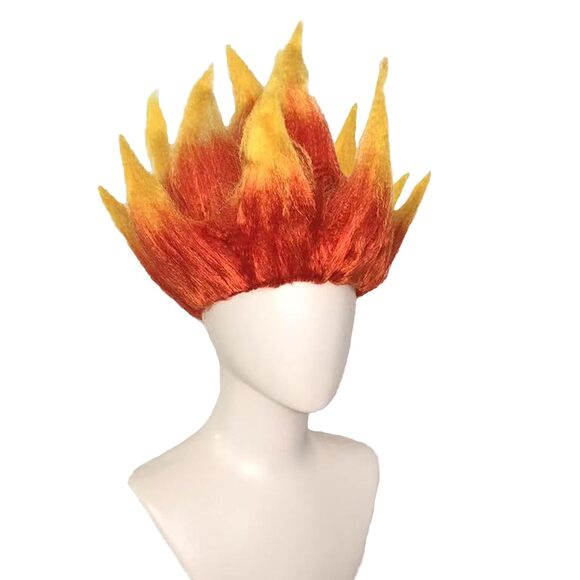 Short Spiked Wig Cosplay Costume Hair Halloween Party Wig Unisex Anime Style - Picture 4 of 9